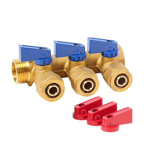 Коллекторы с шаровыми кранами - фото раздела