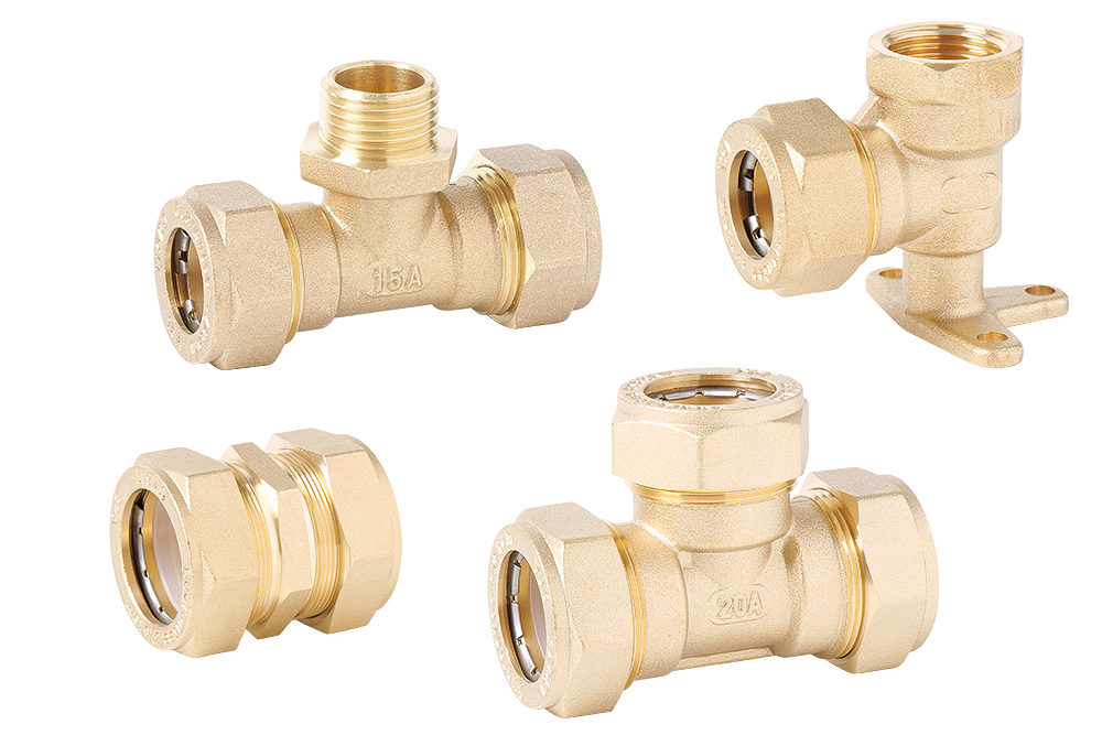 Обжимные фитинги для гофрированной трубы - фото раздела