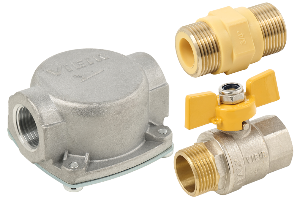 Комплектующие для подключения газовых устройств - фото раздела