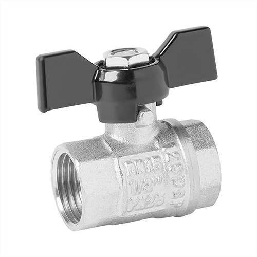 Краны шаровые латунные никелированные ATM - фото раздела