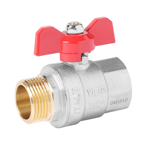 Краны шаровые латунные никелированные VIEIR - фото раздела