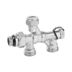 Клапан 4-х ходовой распределительный НР/НР - евроконус - фото товара