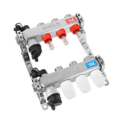 Коллекторная группа с расходомерами БЕЗ КРАНОВ - фото товара