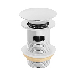 Донный клапан с переливом - фото товара