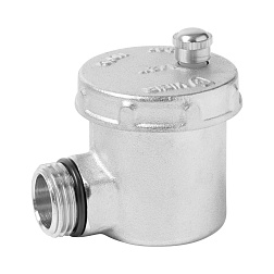 Воздухоотводчик боковой никелированный - фото товара