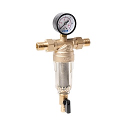 Фильтр с манометром для холодной воды - фото товара