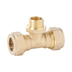 Тройник с переходом на НР - фото товара