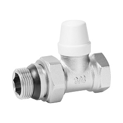 Вентиль настроечный прямой, нижний НР/ВР - фото товара