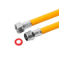 Газовый шланг поливинилхлоридный 1/2" в/в армированный полиэфирной нитью - фото товара