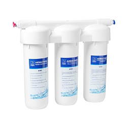 Фильтр "Компакт" трехступенчатый, для жесткой воды+кран - фото товара