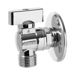 Кран угловой матовый HР с отражателем - фото товара