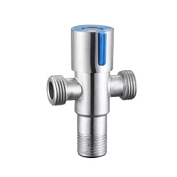 Кран трехпроходной для подключения лейки биде и бочка унитаза HР/HР/HР - фото товара