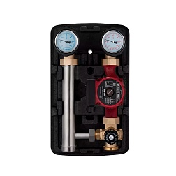 Насосная группа с 4х-ходовым термостатическим смесительным клапаном (без насоса) - фото товара