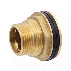 Врезка для бочки с левой резьбой НР - фото товара