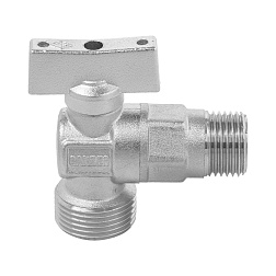 Кран угловой матовый LUX VER-PRO HР/HР 1/2x3/4 - фото товара