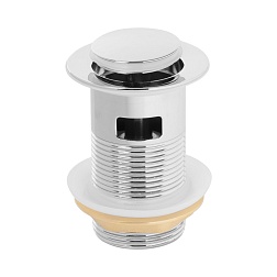 Донный клапан с переливом - фото товара