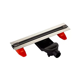 Душевой трап с гидрозатвором, цвет графит (щелевой) - фото товара