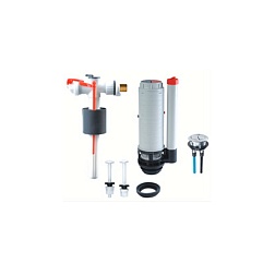 Комплект арматуры для бачка унитаза УНИВЕРСАЛЬНЫЙ - фото товара