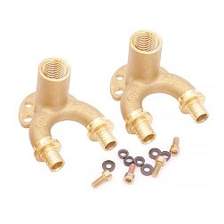 Водорозетка Vieir проходная с настенным креплением, ВР 16*2.2x1/2 - фото товара