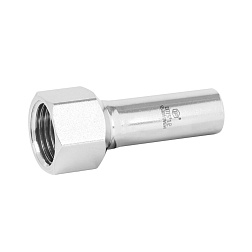 Вставка из нерж. стали раструб - внутреняя резьба - фото товара