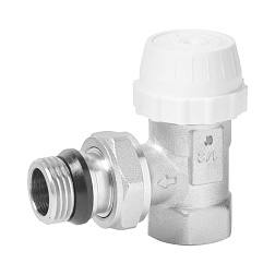 Вентиль термостатический угловой НР/ВР - фото товара