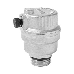 Воздухоотводчик прямой никелированный - фото товара