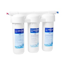 Фильтр "Компакт" трехступенчатый, для питьевой воды+кран - фото товара