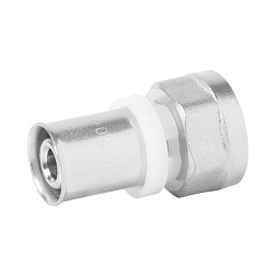 Пресс соединитель с переходом на внутреннюю резьбу - фото товара