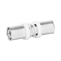 Пресс соединитель с переходом на наружную резьбу - фото товара