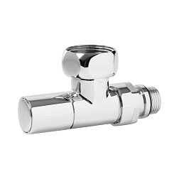 Кран для полотенцесушителя ВР/НР (с отражателем) - фото товара