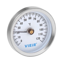 Термометр накладной с пружиной - фото товара