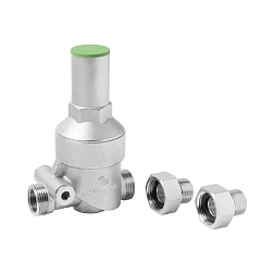 Регулятор давления под манометр, поршневой VER-PRO - фото товара