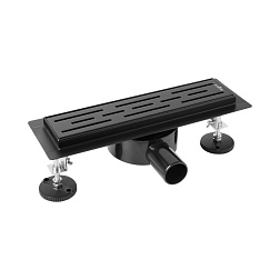 Душевой трап , поворотный 360° цвет чёрный - фото товара