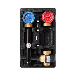 Насосная группа с 3х-ходовым термостатическим смесительным клапаном (без насоса) - фото товара